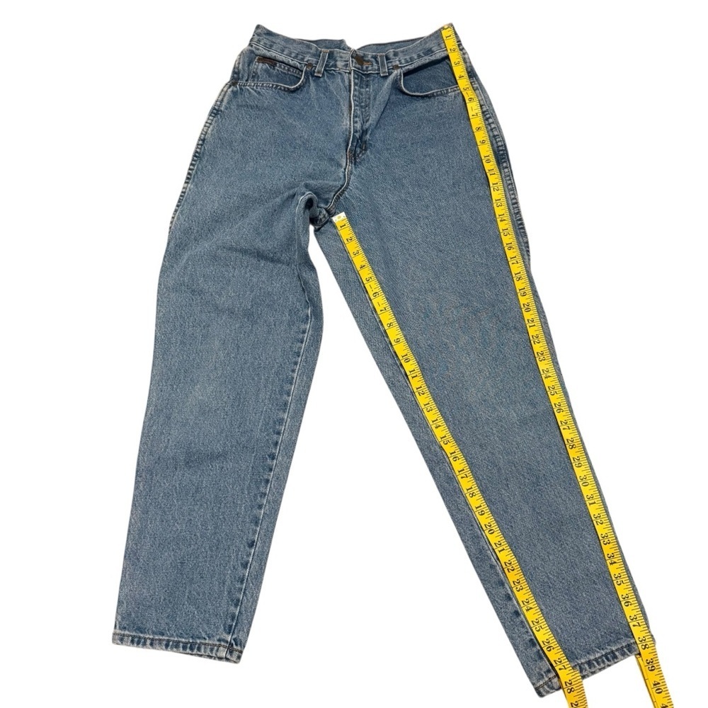 Vintage Chic 80’s Relaxed “Mom” Fit Denim Jeans Stone/Acid Wash, size 12 petite - Picture 5 of 7